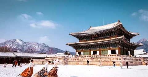 8D Korea Busan Winter Snowy