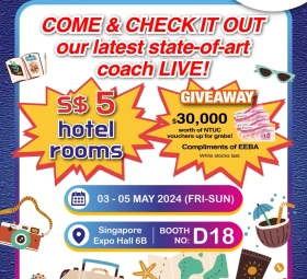 Transtar Travel's Exclusive Deals at the Singapore Expo Hall